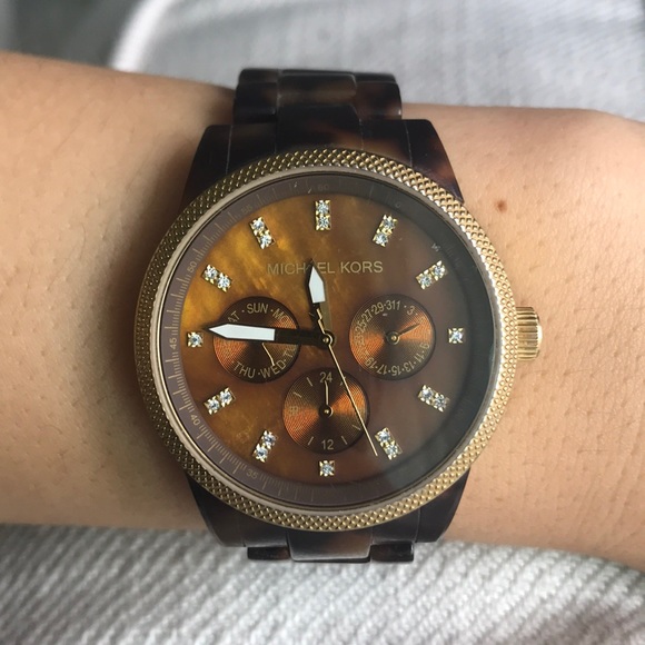Michael Kors Accessories - Michael Kors Tortoise Shell Watch Michael Kors Accessories - Michael Kors Tortoise Shell Watch